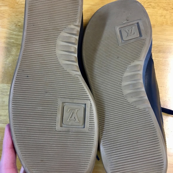 Louis Vuitton Monogram Canvas Leather Blue 38.5 - Picture 5 of 8